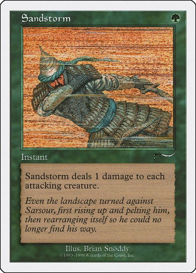 Sandstorm card from Battle Royale Box Set
