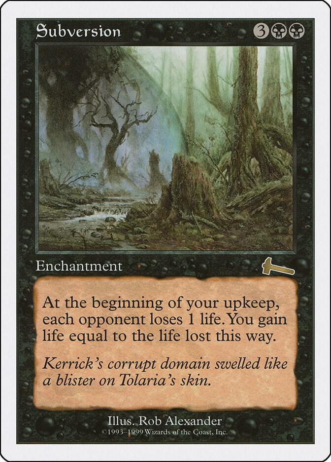 Subversion card from Battle Royale Box Set