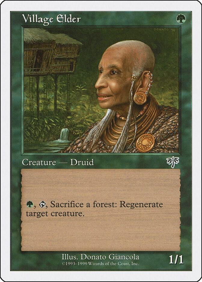 Village Elder card from Battle Royale Box Set