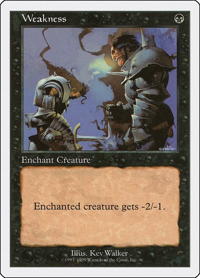Weakness card from Battle Royale Box Set