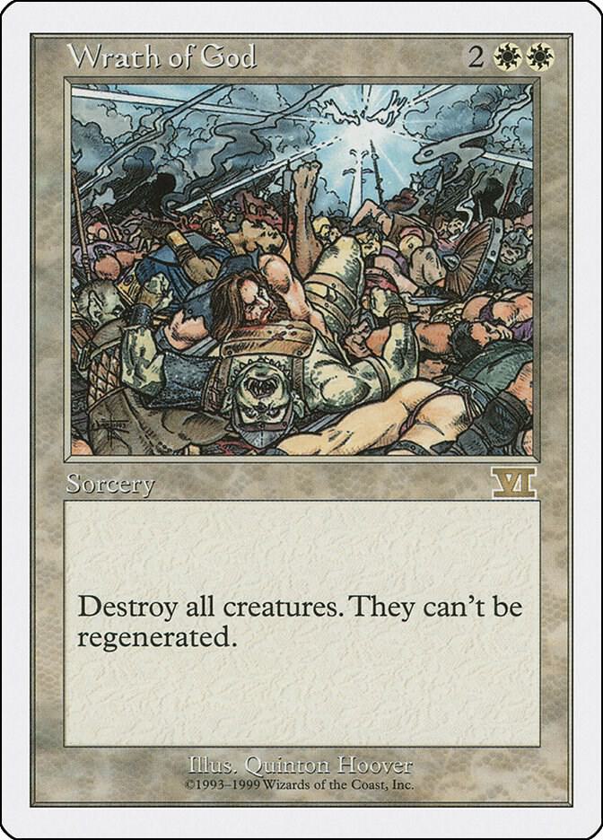 Wrath of God card from Battle Royale Box Set