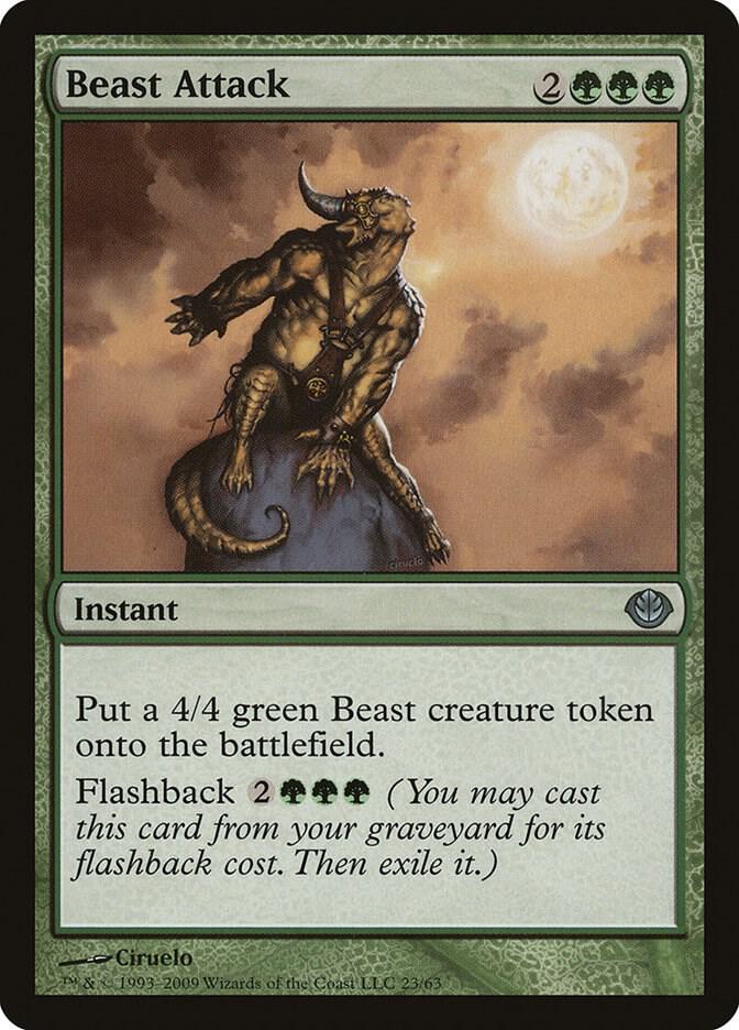 Beast Attack 23 card from Duel Decks: Garruk vs. Liliana
