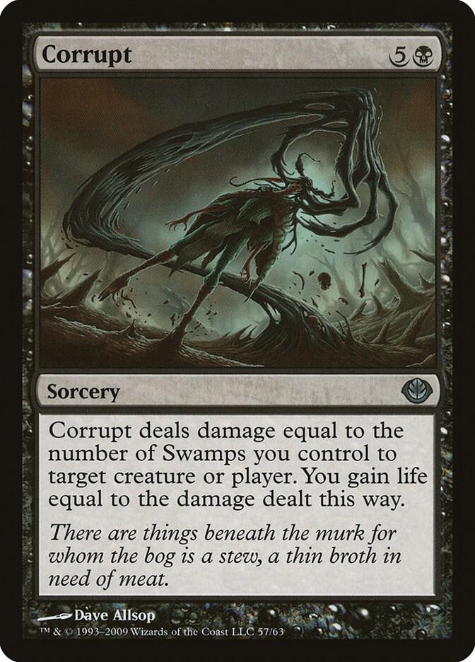 Corrupt 57 card from Duel Decks: Garruk vs. Liliana