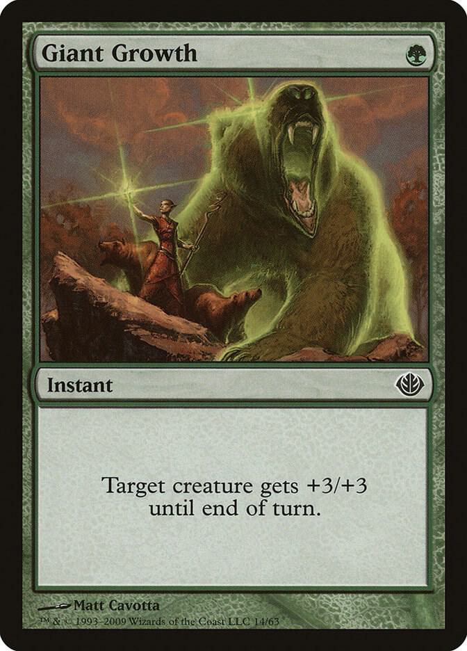 Giant Growth 14 card from Duel Decks: Garruk vs. Liliana