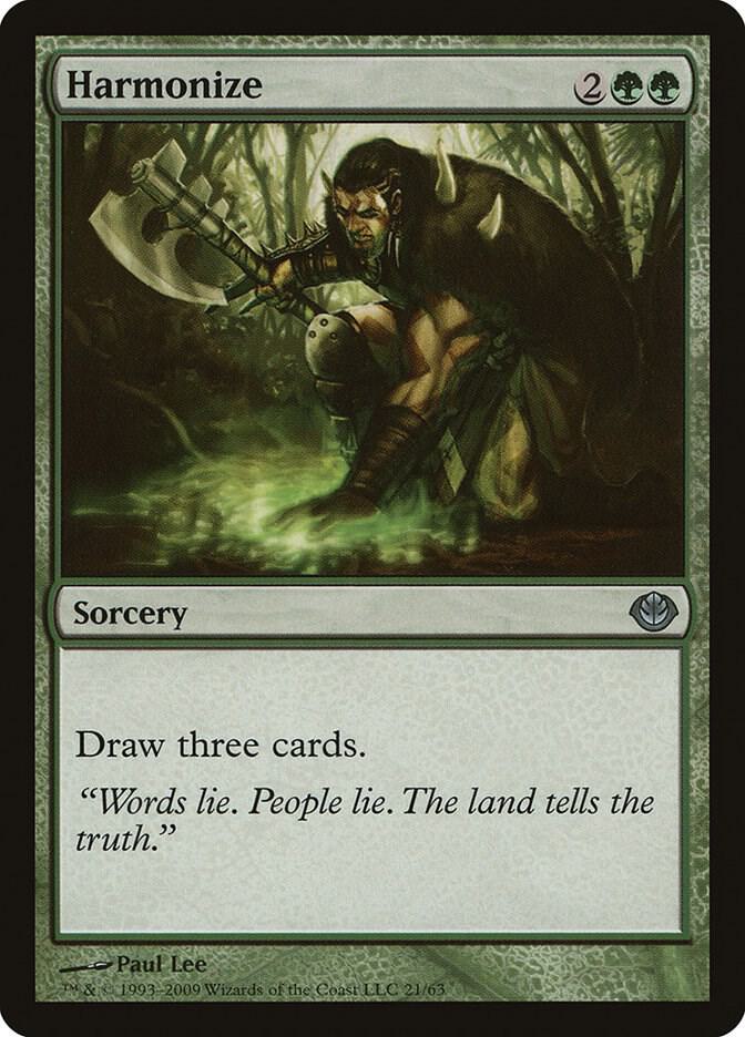 Harmonize 21 card from Duel Decks: Garruk vs. Liliana
