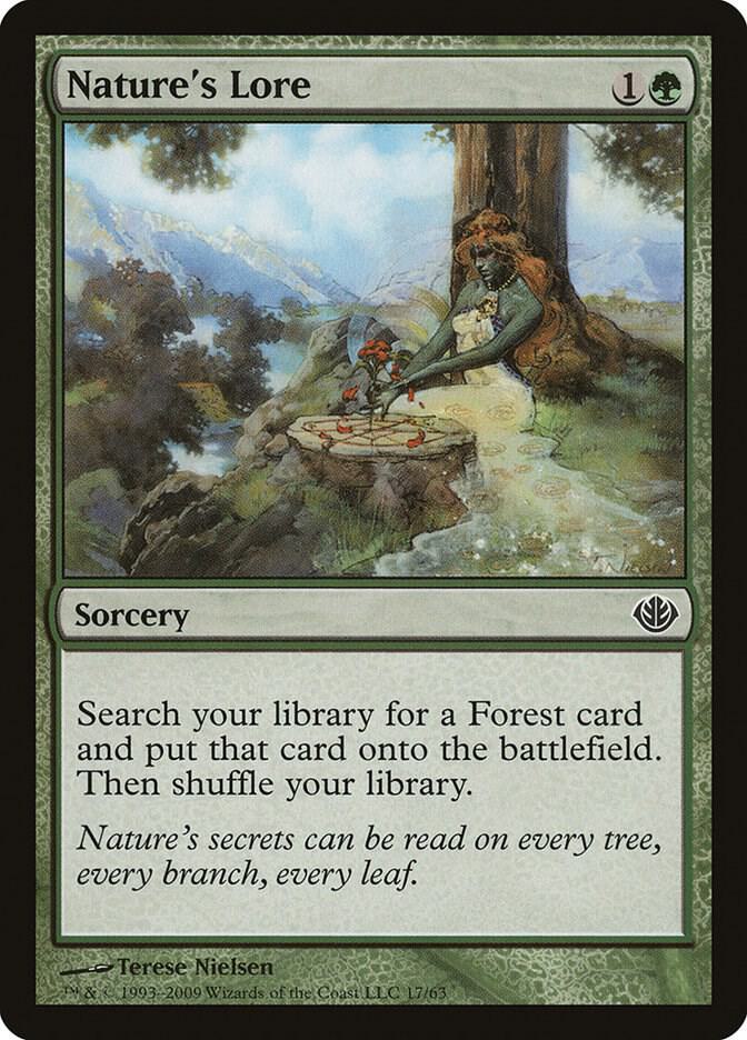 Nature's Lore 17 card from Duel Decks: Garruk vs. Liliana