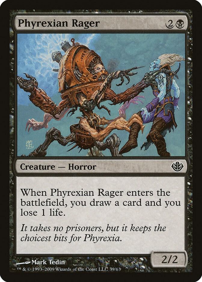 Phyrexian Rager 39 card from Duel Decks: Garruk vs. Liliana