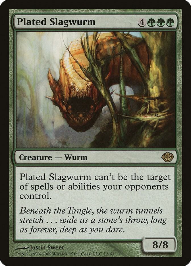 Plated Slagwurm 12 card from Duel Decks: Garruk vs. Liliana