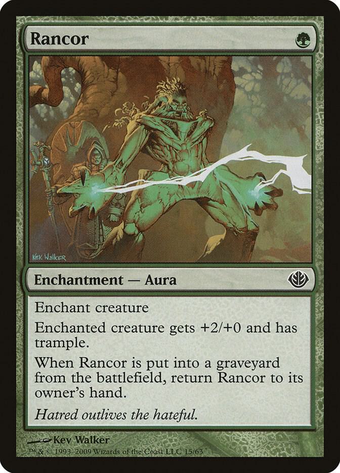Rancor 15 card from Duel Decks: Garruk vs. Liliana