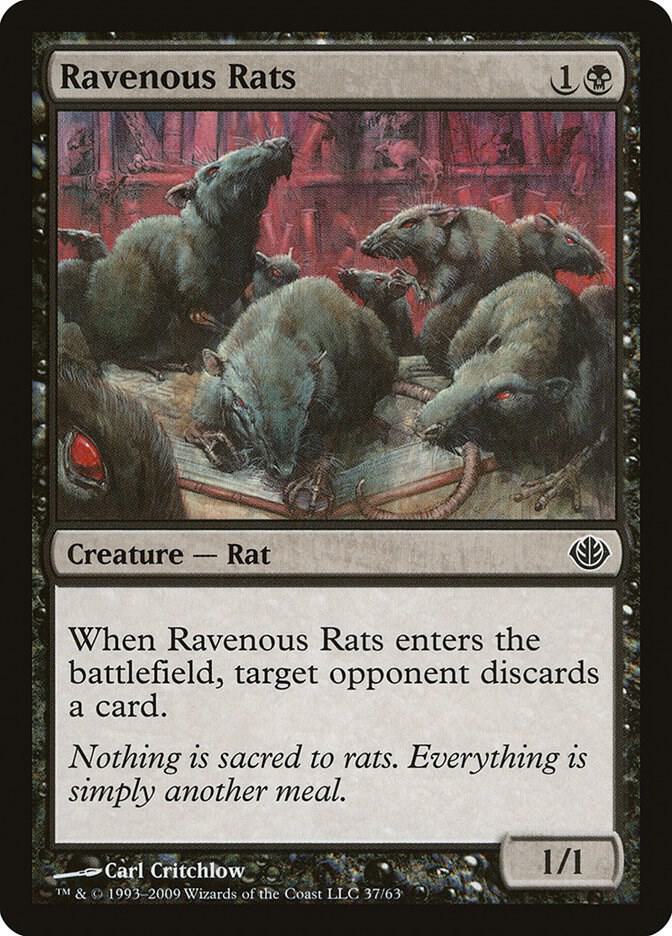 Ravenous Rats 37 card from Duel Decks: Garruk vs. Liliana