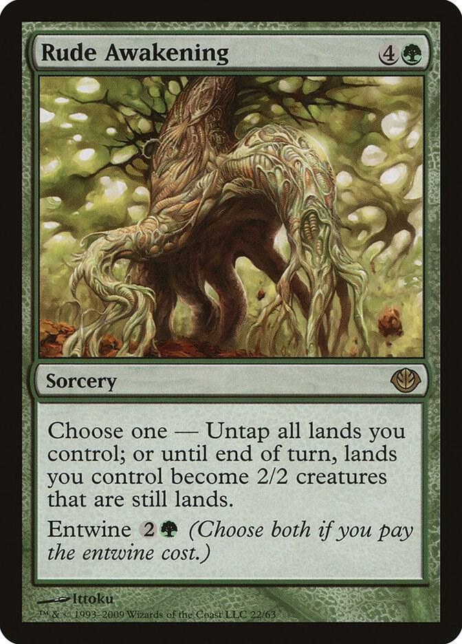 Rude Awakening 22 card from Duel Decks: Garruk vs. Liliana