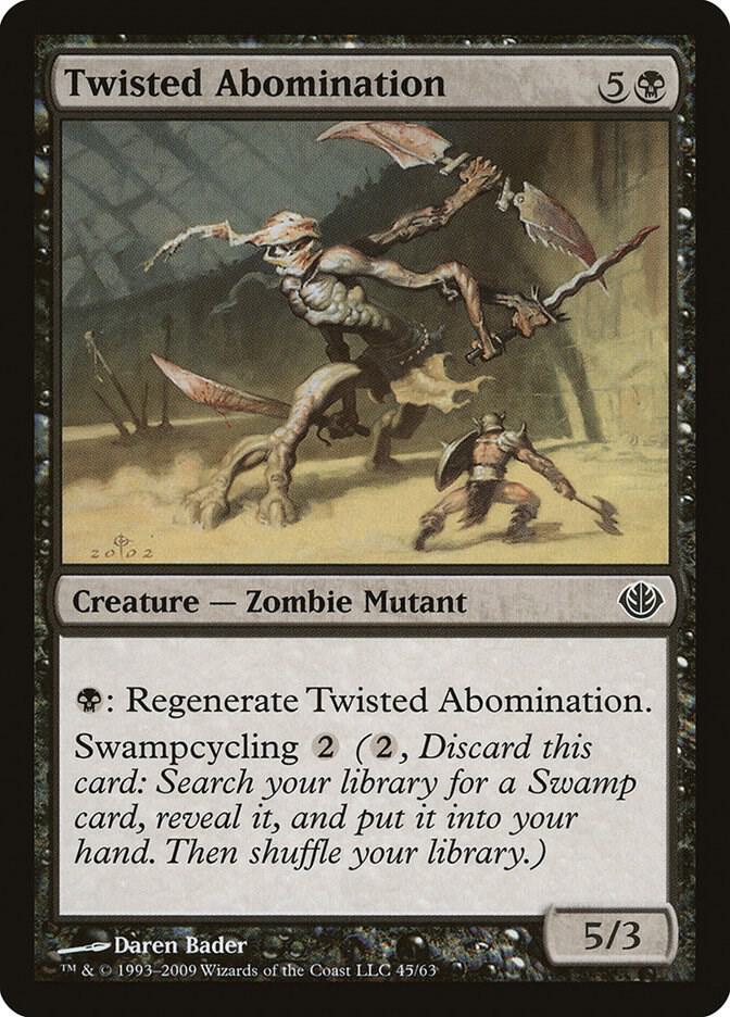 Twisted Abomination 45 card from Duel Decks: Garruk vs. Liliana