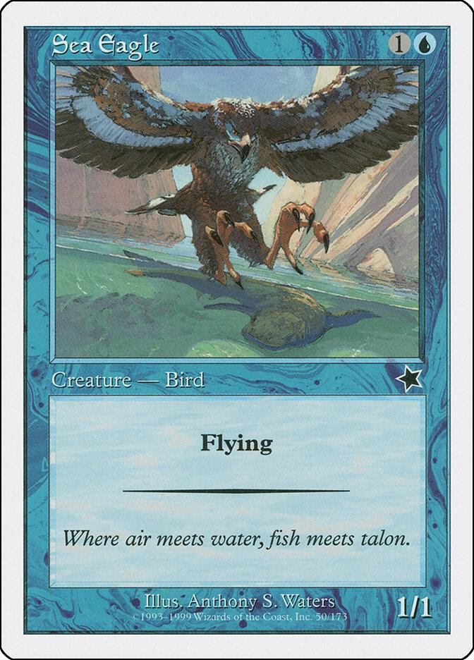 Sea Eagle 50 card from Starter 1999