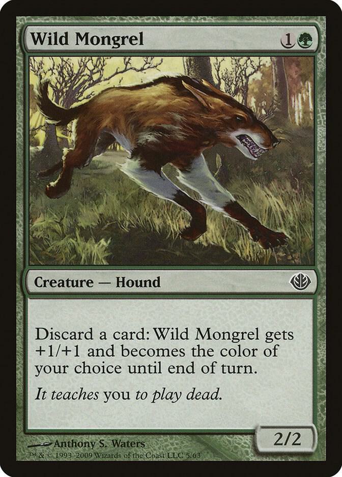 Wild Mongrel 5 card from Duel Decks: Garruk vs. Liliana