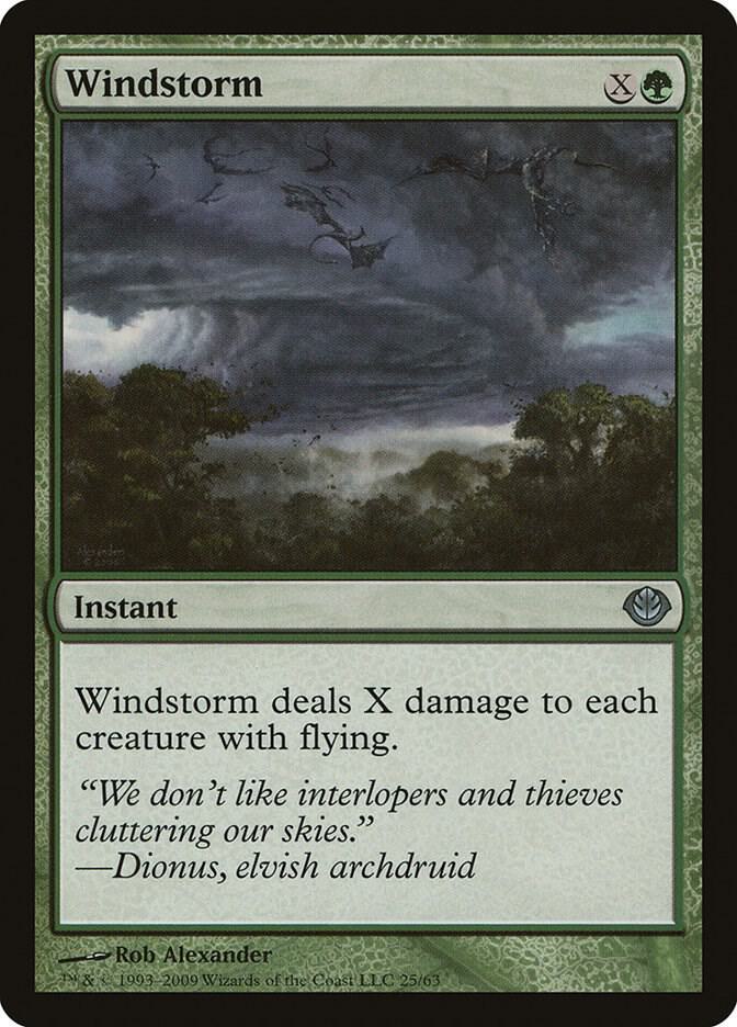 Windstorm 25 card from Duel Decks: Garruk vs. Liliana
