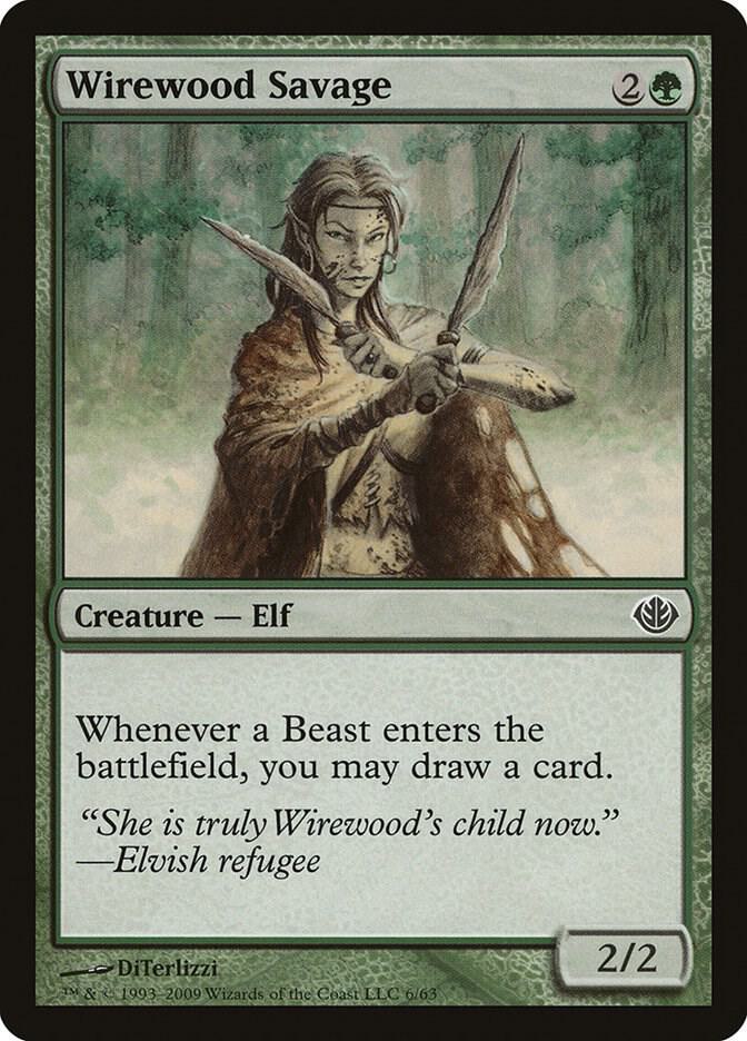Wirewood Savage 6 card from Duel Decks: Garruk vs. Liliana