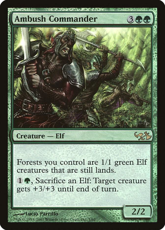 Ambush Commander 1 card from Duel Decks: Elves vs. Goblins