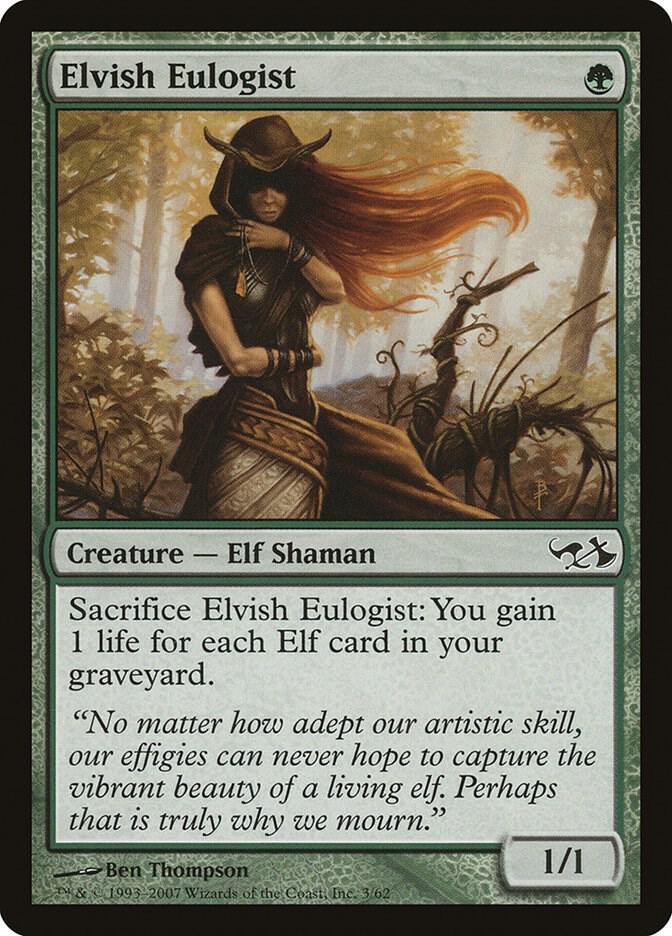 Elvish Eulogist 3 card from Duel Decks: Elves vs. Goblins