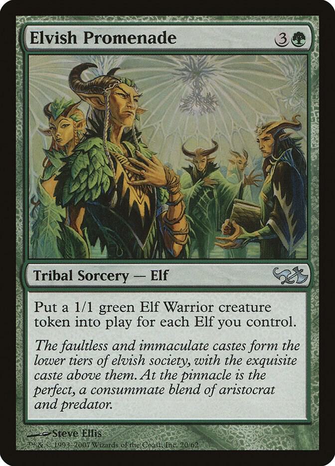 Elvish Promenade 20 card from Duel Decks: Elves vs. Goblins