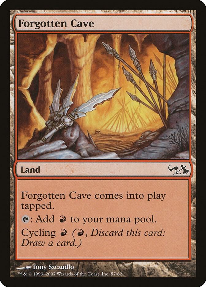 Forgotten Cave 57 card from Duel Decks: Elves vs. Goblins