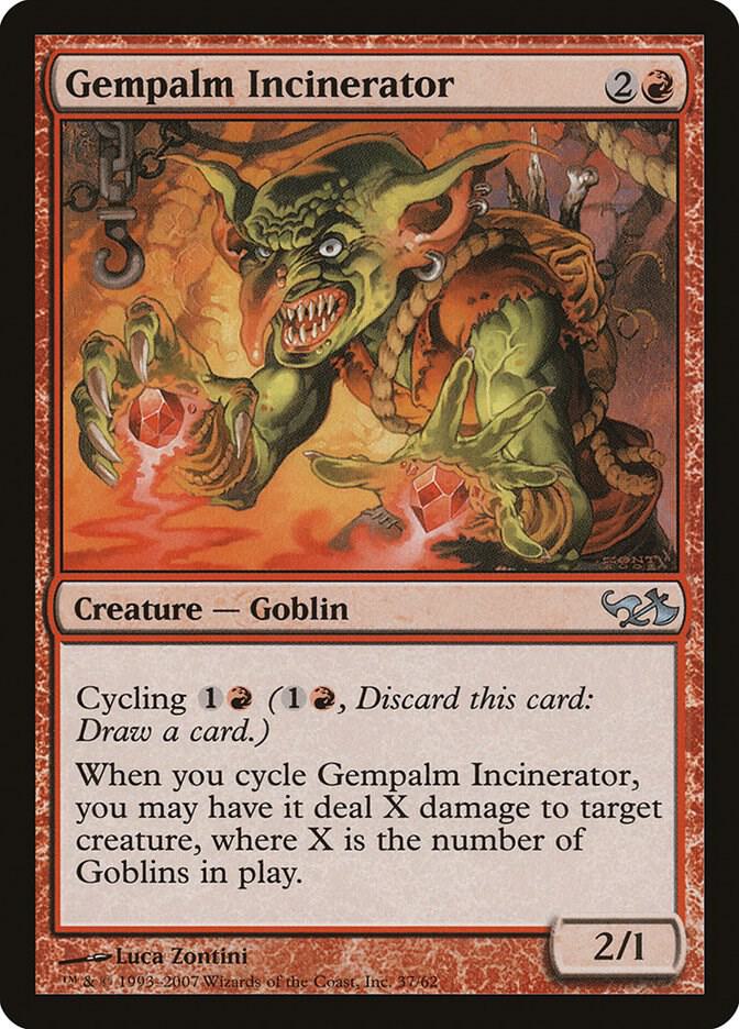 Gempalm Incinerator 37 card from Duel Decks: Elves vs. Goblins