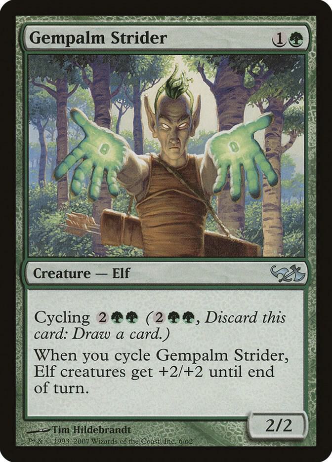 Gempalm Strider 6 card from Duel Decks: Elves vs. Goblins