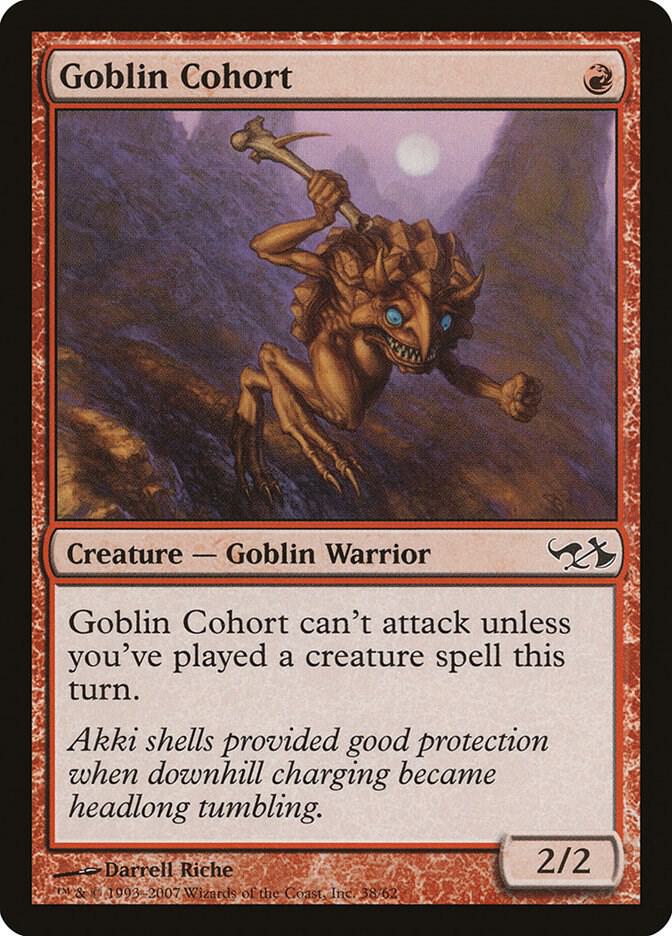 Goblin Cohort 38 card from Duel Decks: Elves vs. Goblins