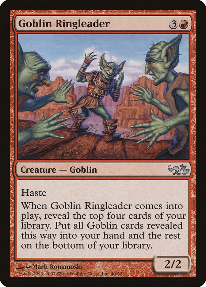 Goblin Ringleader 40 card from Duel Decks: Elves vs. Goblins
