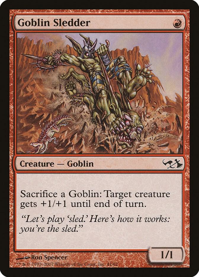 Goblin Sledder 41 card from Duel Decks: Elves vs. Goblins