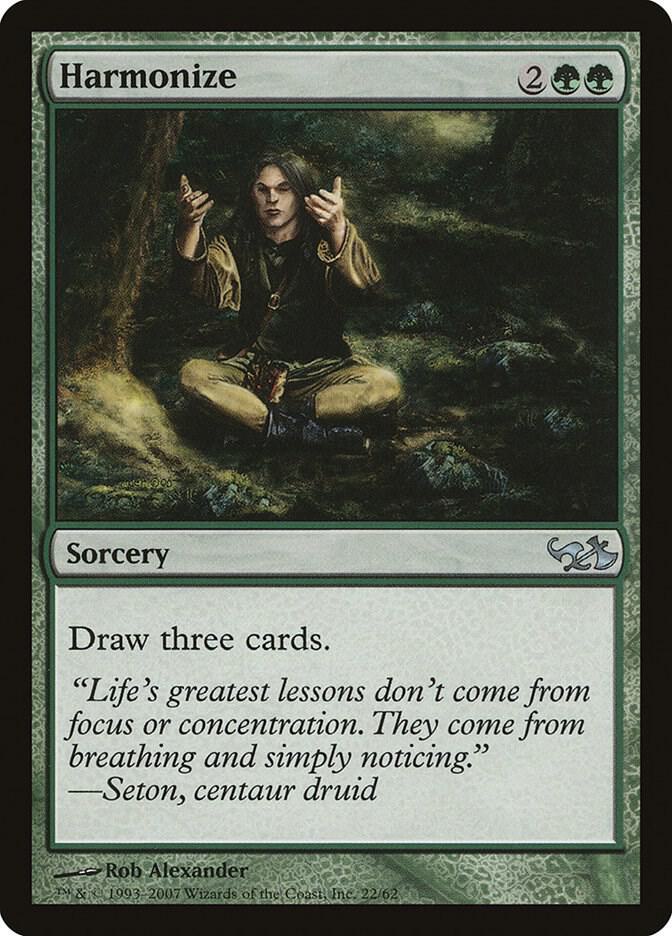 Harmonize 22 card from Duel Decks: Elves vs. Goblins