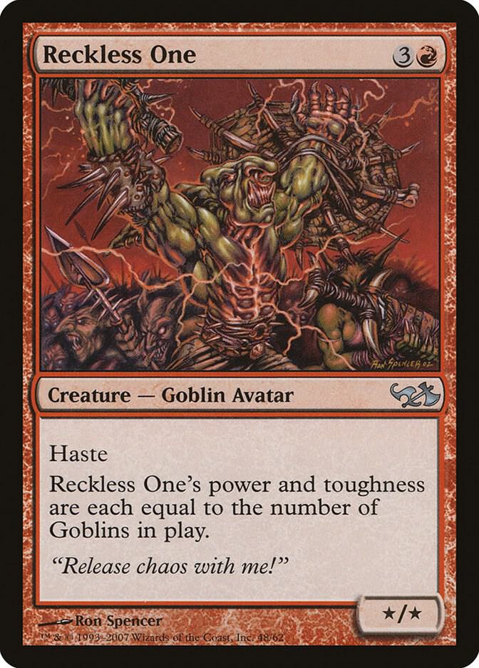 Reckless One 48 card from Duel Decks: Elves vs. Goblins