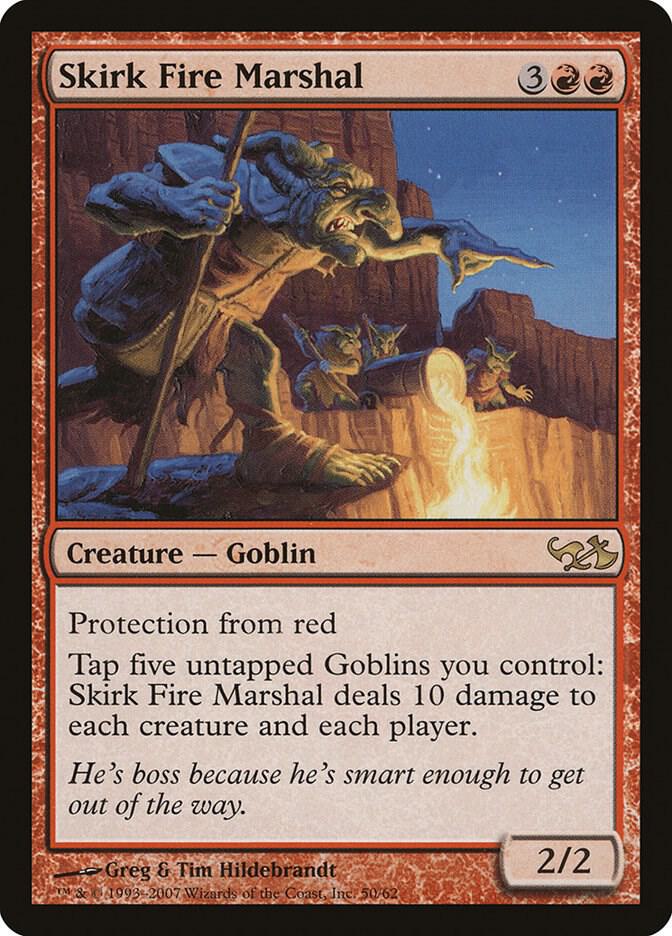 Skirk Fire Marshal 50 card from Duel Decks: Elves vs. Goblins