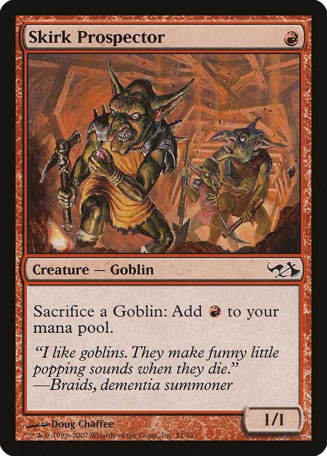 Skirk Prospector 51 card from Duel Decks: Elves vs. Goblins