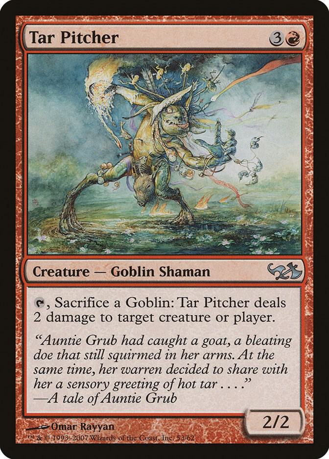 Tar Pitcher 53 card from Duel Decks: Elves vs. Goblins