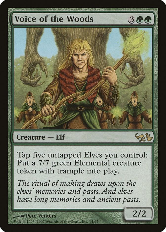 Voice of the Woods 14 card from Duel Decks: Elves vs. Goblins