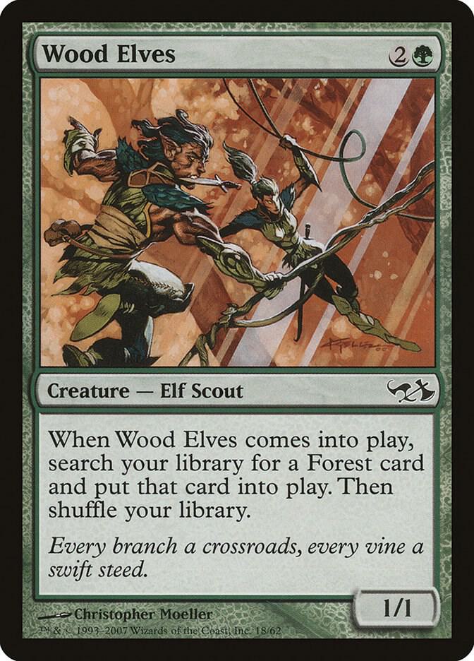 Wood Elves 18 card from Duel Decks: Elves vs. Goblins