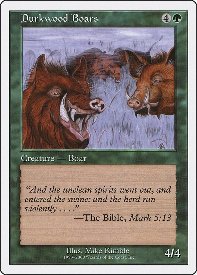 Durkwood Boars card from Starter 2000