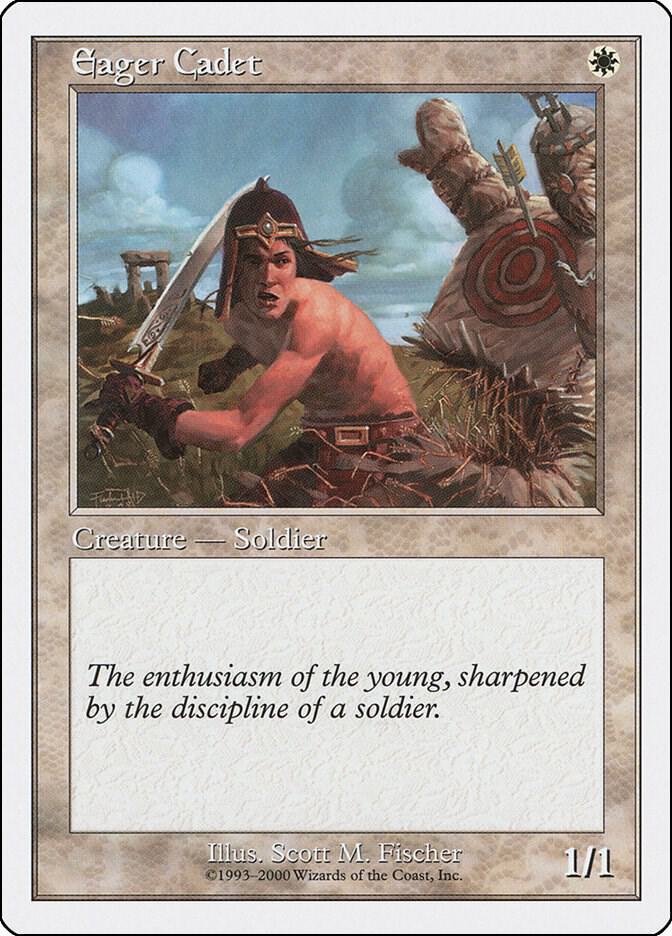 Eager Cadet card from Starter 2000