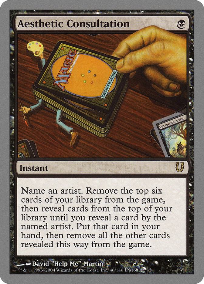 Aesthetic Consultation 48 card from Unhinged