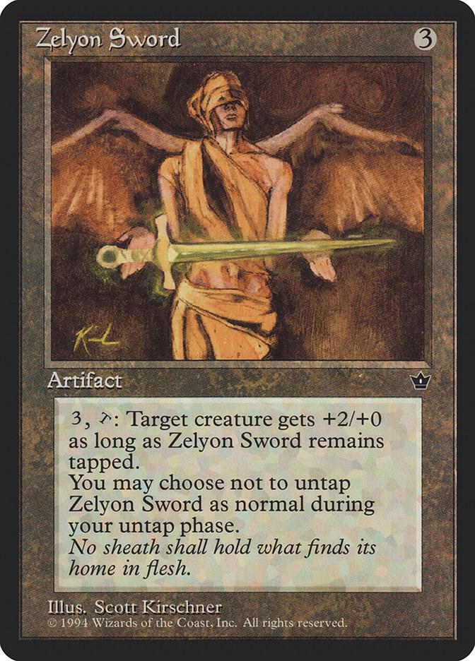 Zelyon Sword card from Fallen Empires