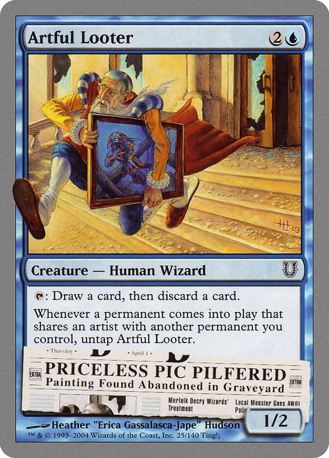 Artful Looter 25 card from Unhinged