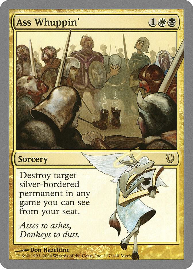 Ass Whuppin' 117 card from Unhinged