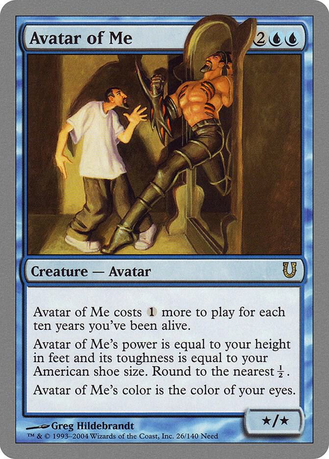 Avatar of Me 26 card from Unhinged
