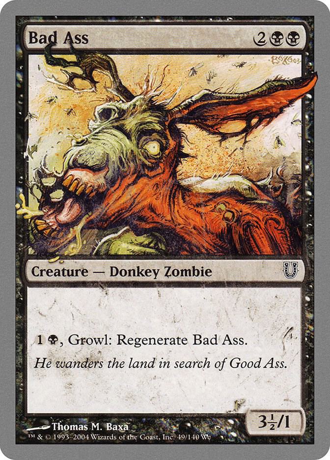 Bad Ass 49 card from Unhinged