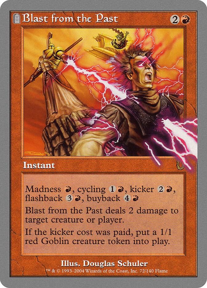 Blast from the Past 72 card from Unhinged