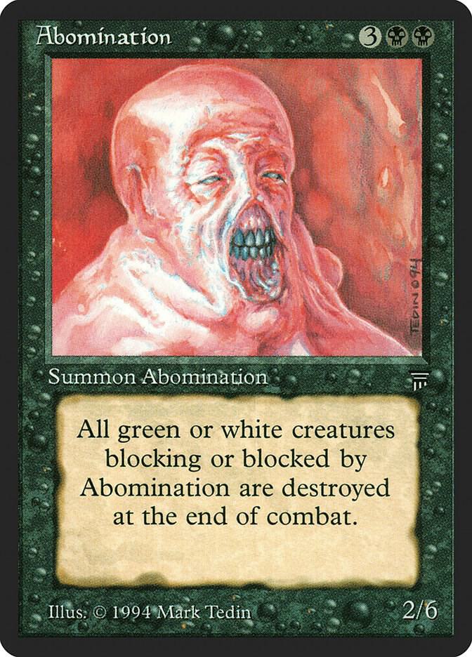 Abomination card from Legends