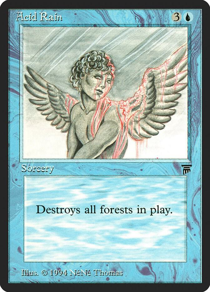 Acid Rain card from Legends