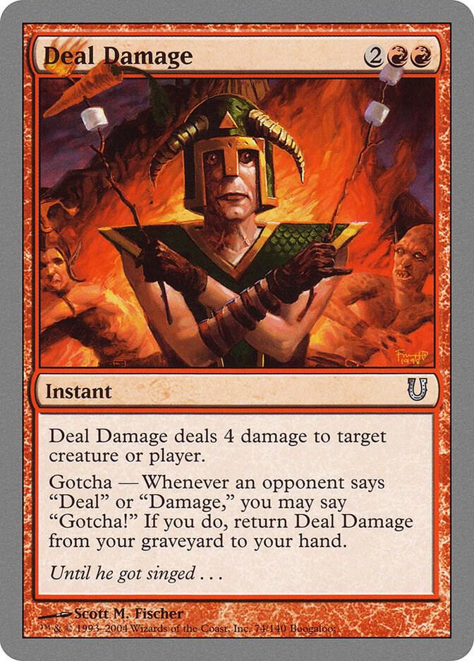 Deal Damage 74 card from Unhinged