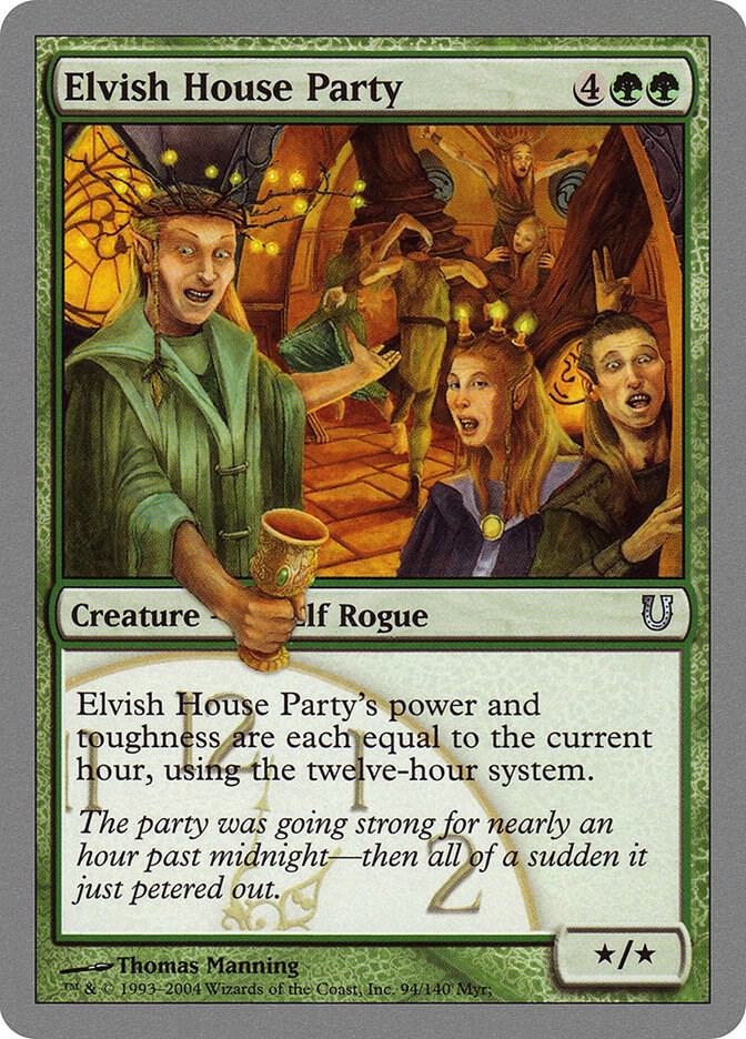 Elvish House Party 94 card from Unhinged