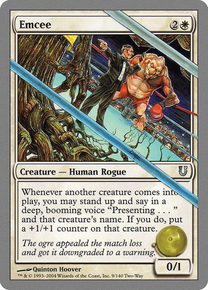 Emcee 9 card from Unhinged
